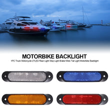 Load image into Gallery viewer, 1PC Truck Motorcycle 27LED Rear Light Stop Light Brake Moto Tail Light Motorbike Backlight