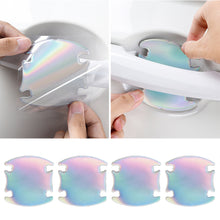 Load image into Gallery viewer, 4Pcs Car Door Bowl Protective Sticker Film Protector Trim Sticker Anti-Scratch Car Handle Bowl Strip Protection