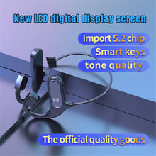 Load image into Gallery viewer, VG09 Bone Conduction Headphones Wireless Digital Bluetooth Earphones 3D Bass Outdoors Waterproof Sports Headset