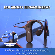 Load image into Gallery viewer, VG09 Bone Conduction Headphones Wireless Digital Bluetooth Earphones 3D Bass Outdoors Waterproof Sports Headset