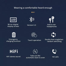 Load image into Gallery viewer, S20 Tws Earphone Bluetooth Wireless Headphone Hifi Stereo Sports Games Waterproof Earbud Headset Hearing Aids With Mic Handfree