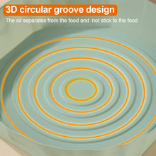 Load image into Gallery viewer, Silicone Air Fryer Baking Tray Pot Reusable Ultra Thin Round Home Kitchen Pizza Mat With Handles No-Stick Grill Accessories