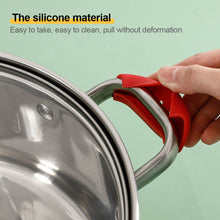 Load image into Gallery viewer, 2Pcs Silicone Handles Anti-scalding and Non-slip Silicone Lid Pot Handles Insulation Glove Clips Kitchen Accessories Tools