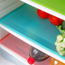 Load image into Gallery viewer, 4Pcs Refrigerator Pad Waterproof Fridge Mats Liners Washable Fridge Pad Mat Home Kitchen Shelves Drawer Table Mats Refrigerator Liner