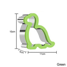 Load image into Gallery viewer, 1PC Sandwich Cutter for Kids Animal Dinosaur Star Heart Shape Stainless Steel Bread Mould Metal Cookie Cutters Mold Baking