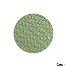 Load image into Gallery viewer, Silicone Mat Coaster Food Grade Material Placemat Non-slip Table Mat Kitchen Accessories Gadgets Round Cup Mat