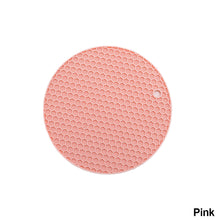 Load image into Gallery viewer, Silicone Mat Coaster Food Grade Material Placemat Non-slip Table Mat Kitchen Accessories Gadgets Round Cup Mat