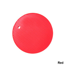 Load image into Gallery viewer, Silicone Mat Coaster Food Grade Material Placemat Non-slip Table Mat Kitchen Accessories Gadgets Round Cup Mat
