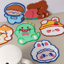 Load image into Gallery viewer, Cute Cartoon Shaped Tea Coaster Cup Holder Mat Coffee Drinks Drink Silicone Coaster Cup Pad Placemat For Home