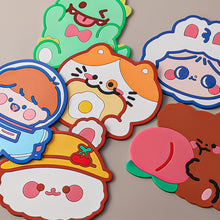 Load image into Gallery viewer, Cute Cartoon Shaped Tea Coaster Cup Holder Mat Coffee Drinks Drink Silicone Coaster Cup Pad Placemat For Home