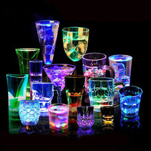 Load image into Gallery viewer, Flashing Cup Wine Beer Whisky Mug Water Beverage Drinking Glass LED Automatic Glowing Cup Party Decorative Supplies New