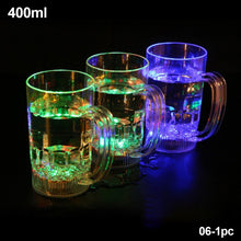 Load image into Gallery viewer, Flashing Cup Wine Beer Whisky Mug Water Beverage Drinking Glass LED Automatic Glowing Cup Party Decorative Supplies New