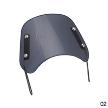 Load image into Gallery viewer, Universal Motorcycle Windshield Windscreen Wind Deflector Motorbike Wind Deflector Front Windshield Deflector for Honda Suzuki