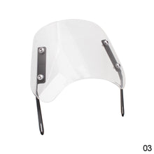 Load image into Gallery viewer, Universal Motorcycle Windshield Windscreen Wind Deflector Motorbike Wind Deflector Front Windshield Deflector for Honda Suzuki