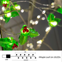 Load image into Gallery viewer, USB Christmas Decoration String Light Santa Claus Christmas Trees Merry Christmas Decorations for Home Decor