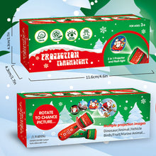 Load image into Gallery viewer, 24 Patterns Santa Christmas Tree Flashlight Projector Torch Lamp Toy Early Education Toy for Kid Holiday Birthday Xmas Gift