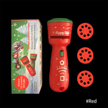 Load image into Gallery viewer, 24 Patterns Santa Christmas Tree Flashlight Projector Torch Lamp Toy Early Education Toy for Kid Holiday Birthday Xmas Gift