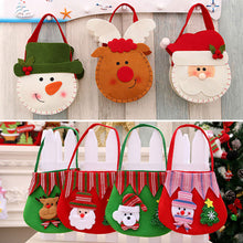 Load image into Gallery viewer, Christmas Candy Bags Santa Claus Snowman Elk Gift Packing Bags Storage Bag Party Decoration Xmas Home Decoration