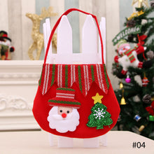 Load image into Gallery viewer, Christmas Candy Bags Santa Claus Snowman Elk Gift Packing Bags Storage Bag Party Decoration Xmas Home Decoration