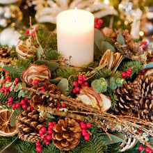 Load image into Gallery viewer, 5Pcs Fake Snow Frost Pine Branch Cone Berry Holly DIY Xmas Tree party Ornament Home Christmas Decoration Supplies Gift Supplies
