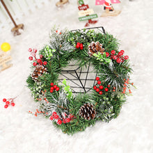 Load image into Gallery viewer, 5Pcs Fake Snow Frost Pine Branch Cone Berry Holly DIY Xmas Tree party Ornament Home Christmas Decoration Supplies Gift Supplies