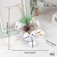 Load image into Gallery viewer, Christmas Jingle Bell With Bowknot Pendant For Christmas Tree Ornament Decoration Merry Christmas Pendants Fashion Accessories