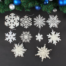 Load image into Gallery viewer, Christmas Snowflake Pendant Christmas Supplies Three-dimensional Decoration Snowflakes for Christmas Party Wedding Decoration