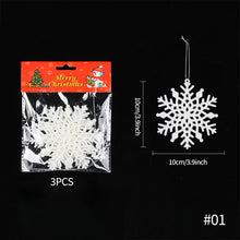 Load image into Gallery viewer, Christmas Snowflake Pendant Christmas Supplies Three-dimensional Decoration Snowflakes for Christmas Party Wedding Decoration