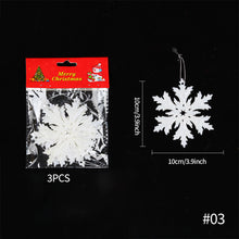 Load image into Gallery viewer, Christmas Snowflake Pendant Christmas Supplies Three-dimensional Decoration Snowflakes for Christmas Party Wedding Decoration