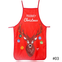 Load image into Gallery viewer, Christmas Apron Halloween Decoration Santa Claus Red Apron Kitchen Apron Home Cooking Baking Waist Bib