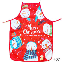 Load image into Gallery viewer, Christmas Apron Halloween Decoration Santa Claus Red Apron Kitchen Apron Home Cooking Baking Waist Bib