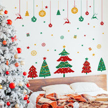 Load image into Gallery viewer, Christmas Wall Stickers Christmas Tree Jingle Bells Stickers Merry Christmas Decoration for Home Xmas Party Navidad Gift Noel Decor
