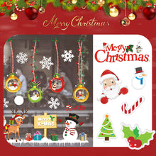 Load image into Gallery viewer, Merry Christmas Decoration for Home Window Stickers Xmas Decor Snowflake Santa Elk Snowman Window Sticker Showcase Decoration