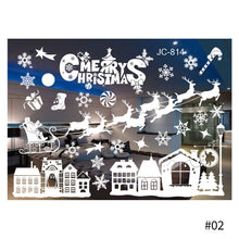 Load image into Gallery viewer, Merry Christmas Decoration for Home Window Stickers Xmas Decor Snowflake Santa Elk Snowman Window Sticker Showcase Decoration