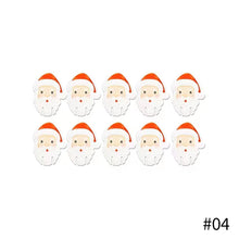 Load image into Gallery viewer, 10pcs Santa Claus Snowman Tree Wine Glass Merry Christmas Decorations For Home Table Place Cards Xmas Gift New Year Party
