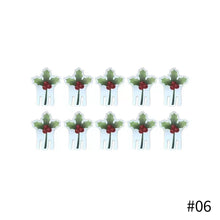 Load image into Gallery viewer, 10pcs Santa Claus Snowman Tree Wine Glass Merry Christmas Decorations For Home Table Place Cards Xmas Gift New Year Party