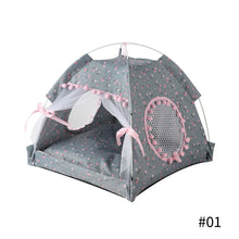Load image into Gallery viewer, Pet Tent Bed Puppy Dogs Tent House Four Seasons General Pet House Puppy Dogs Cats Bed Pet Supplies Summer Dog House Pet Products