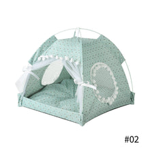 Load image into Gallery viewer, Pet Tent Bed Puppy Dogs Tent House Four Seasons General Pet House Puppy Dogs Cats Bed Pet Supplies Summer Dog House Pet Products