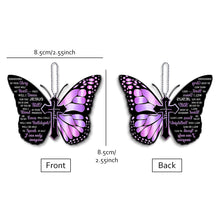 Load image into Gallery viewer, Butterfly Cross Car View Mirror Hanging Pendant Auto Home Decor Vehicle Ornament Mini Car Accessory Interior Hanging For Girls