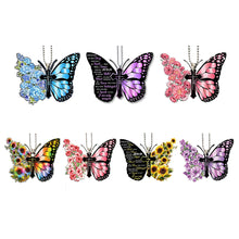 Load image into Gallery viewer, Butterfly Cross Car View Mirror Hanging Pendant Auto Home Decor Vehicle Ornament Mini Car Accessory Interior Hanging For Girls