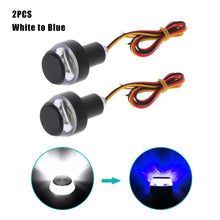 Load image into Gallery viewer, 2Pcs Motorcycle LED Turn Signal light Handle Bar End Blinker for 22mm Handlebar Moto Motorcycle Flashing Lights 12V Blinker Lamp