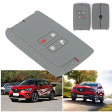 Load image into Gallery viewer, 4 Buttons Silicone Car Key Case Cover For Renault Megane Key Case Megane 3 4 For Renault Kaptur Talisman Sandero Kadjar Clio Accessory