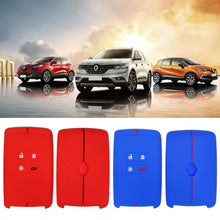 Load image into Gallery viewer, 4 Buttons Silicone Car Key Case Cover For Renault Megane Key Case Megane 3 4 For Renault Kaptur Talisman Sandero Kadjar Clio Accessory