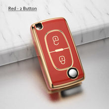 Load image into Gallery viewer, TPU Car Remote Key Case Cover Shell For Peugeot 307 308 107 207 407 607 3008 5008 For Citroen Xsara Picasso C5 C6 C8 Protector Holder Keyless