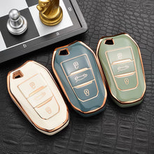 Load image into Gallery viewer, TPU Car Remote Key Case Cover Shell For Peugeot 308 408 2008 3008 4008 5008 508 Citroen C1 C2 C4 C6 C3-XR Picasso Grand DS3 DS5