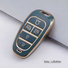 Load image into Gallery viewer, TPU Car Remote Key Case Cover Shell For Hyundai Tucson Santa Fe 2022 NEXO NX4 Atos Prime Solaris 2021 5 Button 7 Button