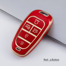 Load image into Gallery viewer, TPU Car Remote Key Case Cover Shell For Hyundai Tucson Santa Fe 2022 NEXO NX4 Atos Prime Solaris 2021 5 Button 7 Button
