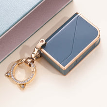Load image into Gallery viewer, TPU Keychain Rhinestone Key Ring Tag Business Gift Key Chain Cute Bag Charm Holder Car Key Strap Keyrings Pendant Party Gift