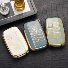 Load image into Gallery viewer, Car Key Case Cover TPU Shell Fob For Land Rover Range Rover Sport Evoque Freelander2 For Jaguar XF XJ XJL XE C-X16 XKR XK Protector Keyless Accessories