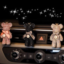 Load image into Gallery viewer, Personality Charm Cute Bear Car Perfume Fragrance Diffuser Air Vent Outlet Aromatherapy Clip Auto Vents Scent Parfume Car Decor